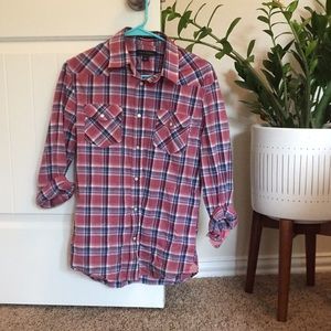 Banana Republic snap button down